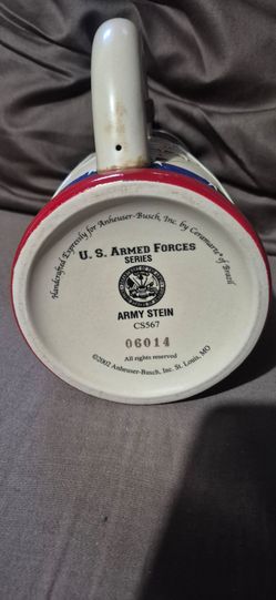 U.S. Armed Forces Series, Army Stein - Anheuser-Busch - 2002