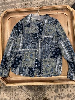 Ladies Tommy Hilfiger Button Down Blouse In Good Condition. Size XL
