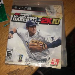 PS3 2K sports, major league, baseball 2K 10