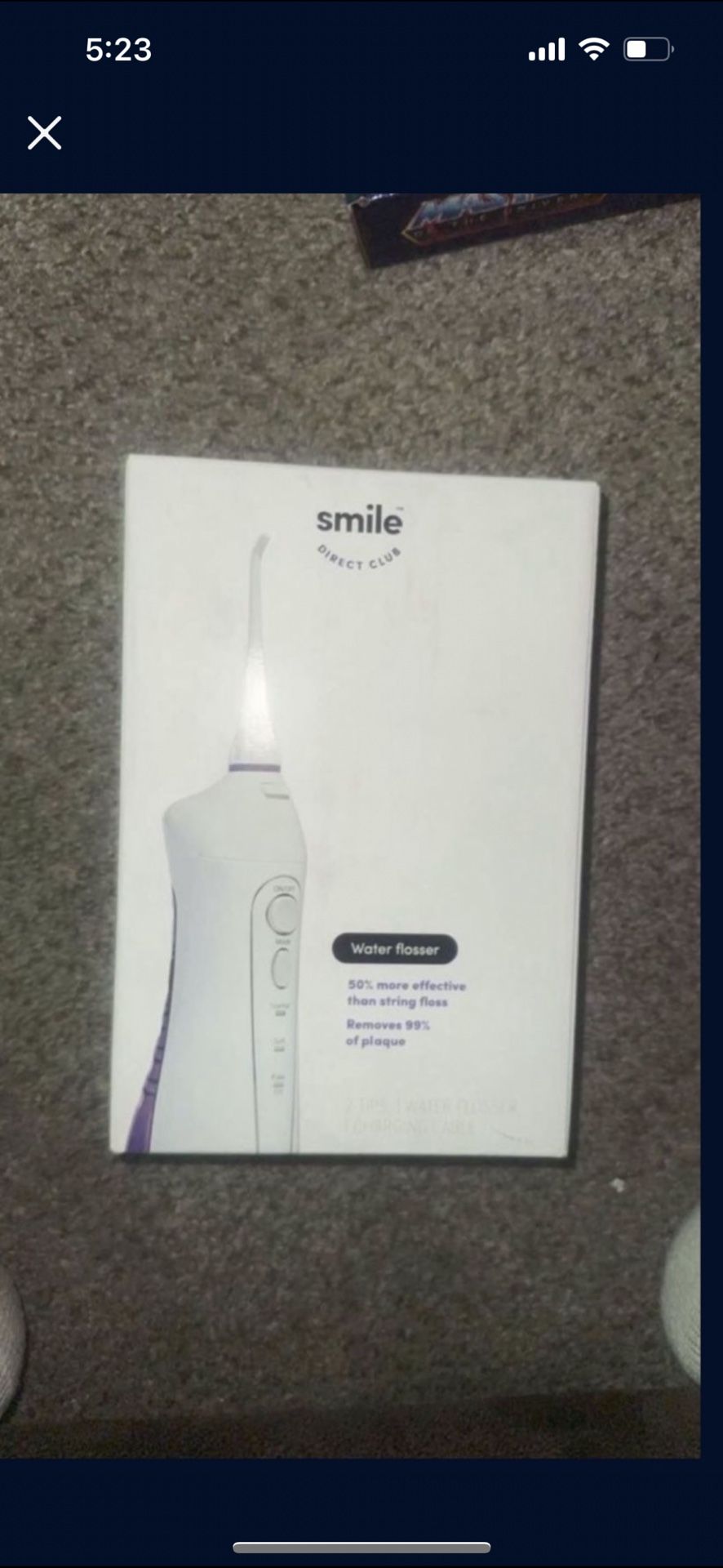 Smile Direct Club Cordless Water Flosser With 2 Nozzles New & Factory Sealed