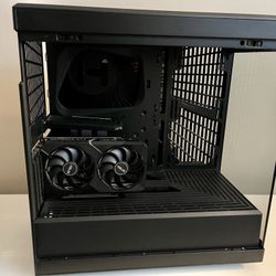 HYTE Y40 PC Case (black) with NVIDIA GeForce RTX 3060 