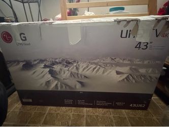 4k LG 43” smart tv
