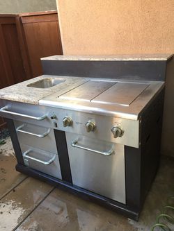 Master Forge Modular Outdoor Kitchen 3 Burner Bg179c Modular Sink Bar Faucet And Granite Countertop For Sale In San Diego Ca Offerup