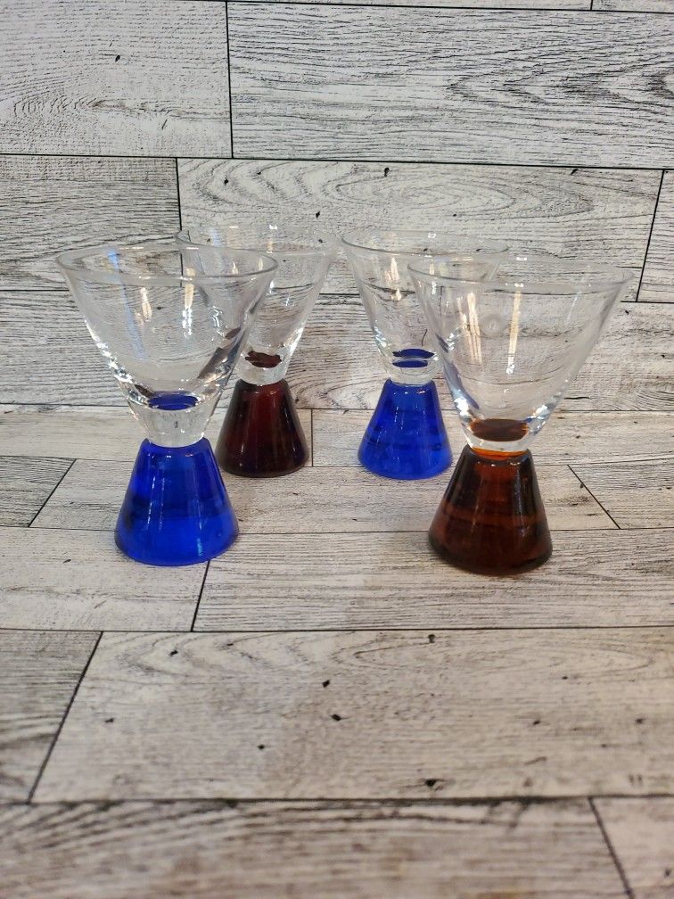 4x Collectable Cruise Shot Glasses
