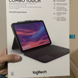 NEW Logitech Combo Touch for iPad (10th Gen) - Oxford Grey