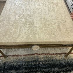 Stone Top Coffee Table – Modern / Contemporary