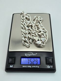 Solid 925 Silver Chain Necklace