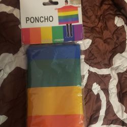 Rainbow Poncho