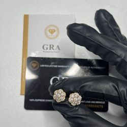 Cluster VVS Earrings