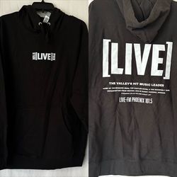 $10 EACH NEW M, L, XL 101.5 BLACK HOODIE SWEATSHIRTS 47TH AVE. AND DOBBINS IN LAVEEN