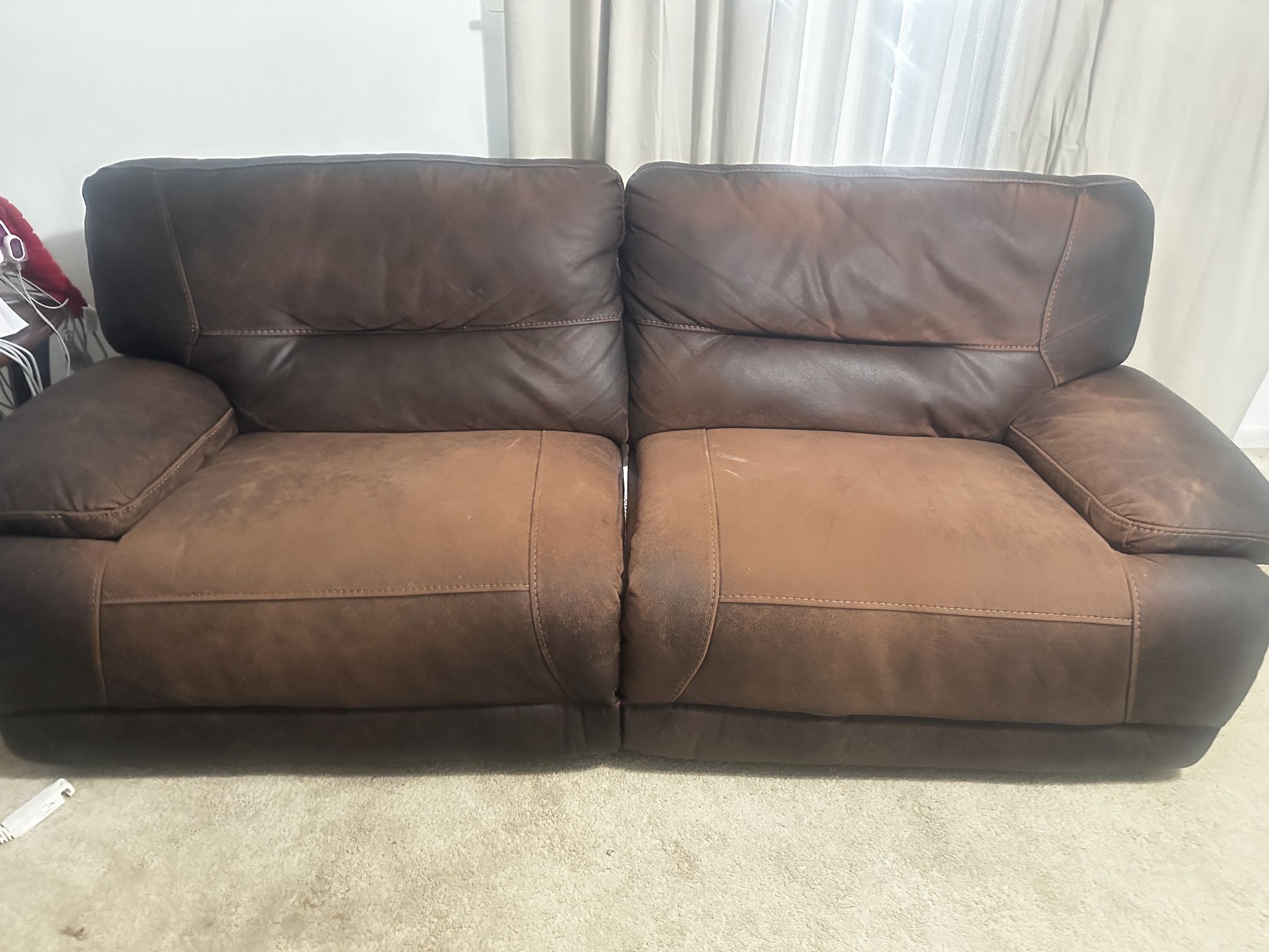 Powered Recline Couch & Chair