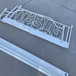 Full metal bed frame