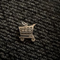 Rare 100 years H-E-B shopping cart James Avery charm