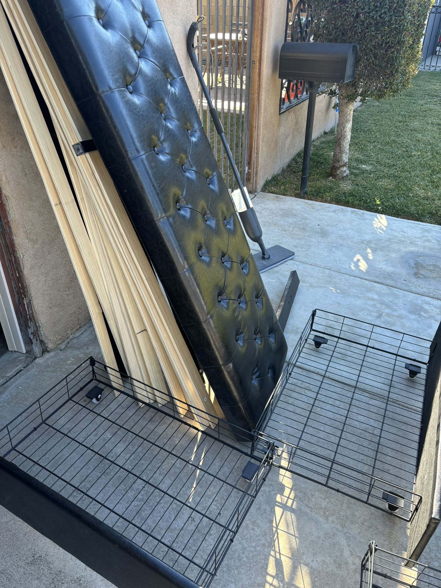 Bed Frame And Bedside Table