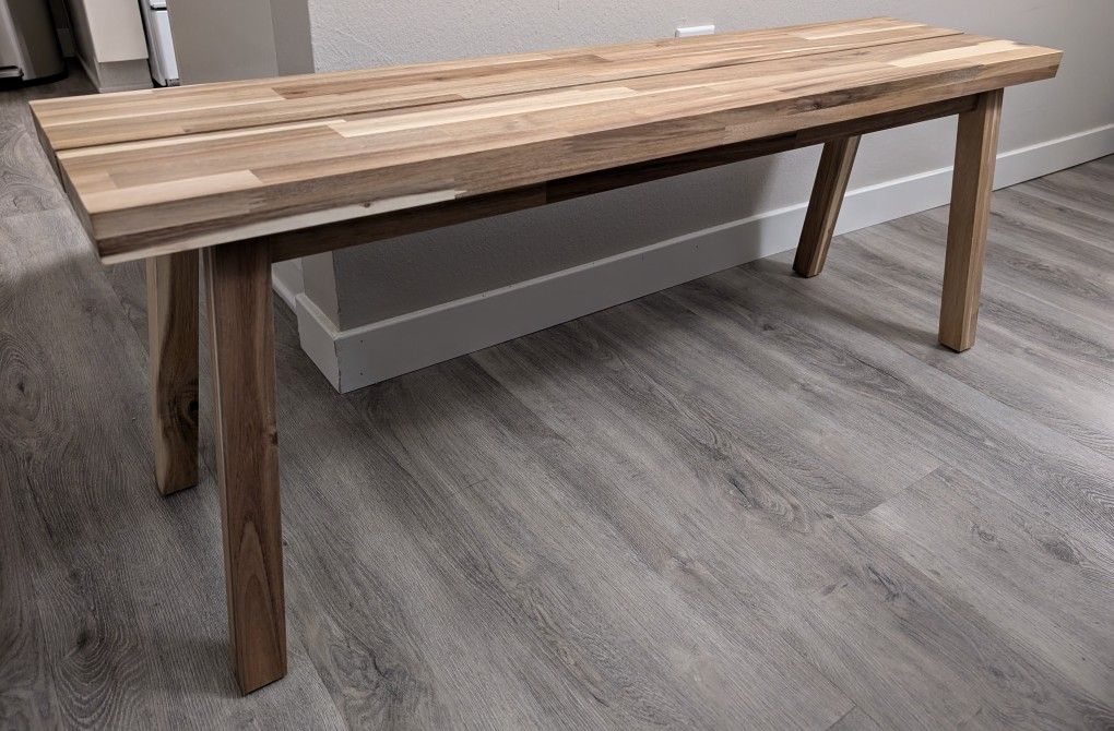 Ikea Skogsta Wooden Bench