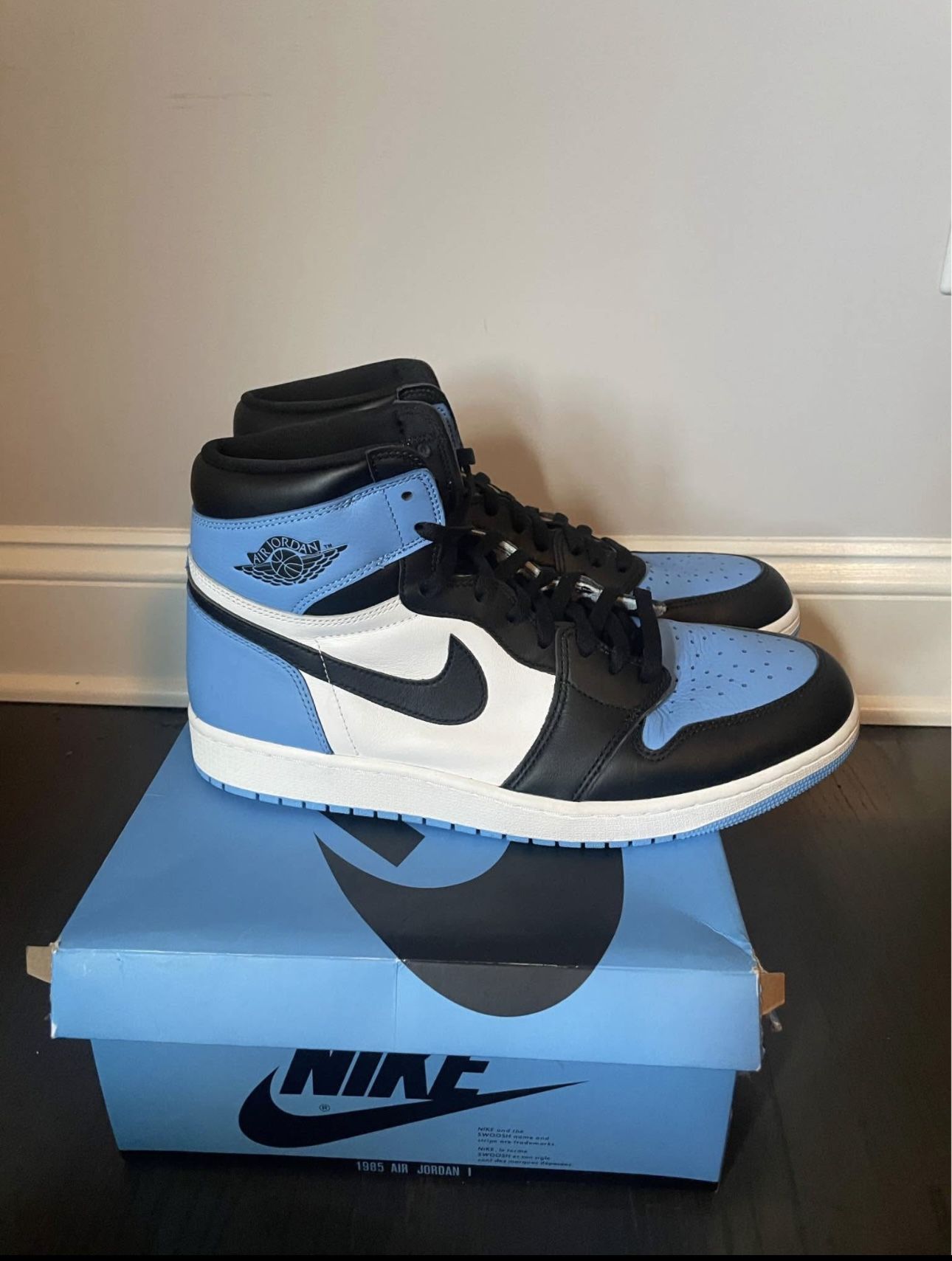Jordan 1 Unc Toe Size 12