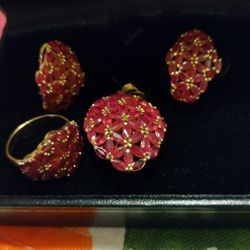 14K Gold Rubys