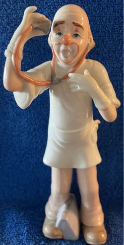 Figurine-Vintage Sevilla porcelain Clown Doctor