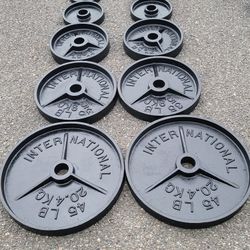 Olympic Deep Dish Plates-240lbs Cash or Zelle 