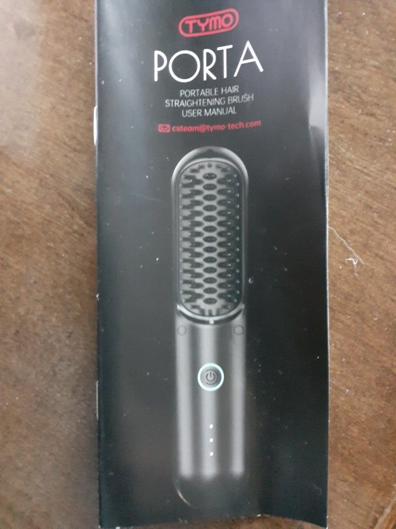 BRAND New Tymo portable hair straightening brush