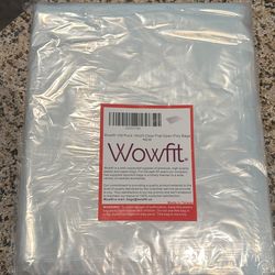 100 pack 16x20  clear poly bags