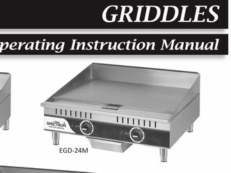 Electric griddle 24” 220v
