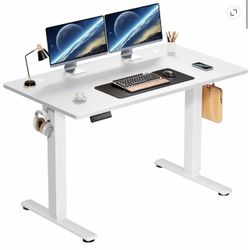 Electric Standing Desk (White)