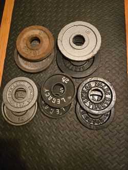 Used 2.5lb and 5lb Olympic Weight Plates