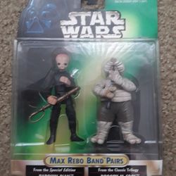 STAR WARS KENNER MAX REBO BAND PAIR $30