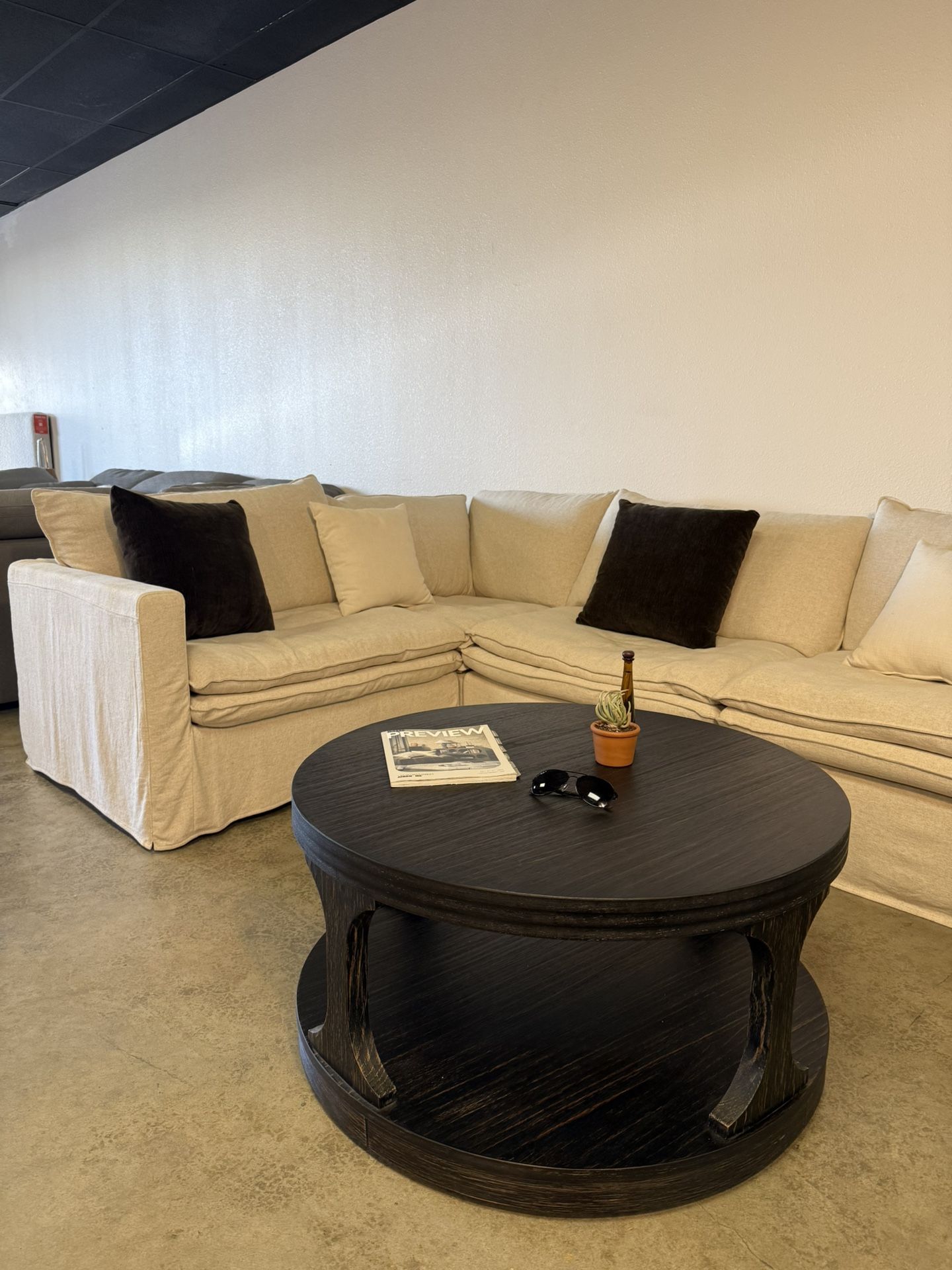 Pottery Barn Style Cloud Modular Sofa Couch Sectional L Shaped Chaise for Living Room-FREE Delivery