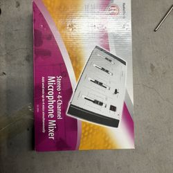 2 Wireless Microphone Mixer Stereos