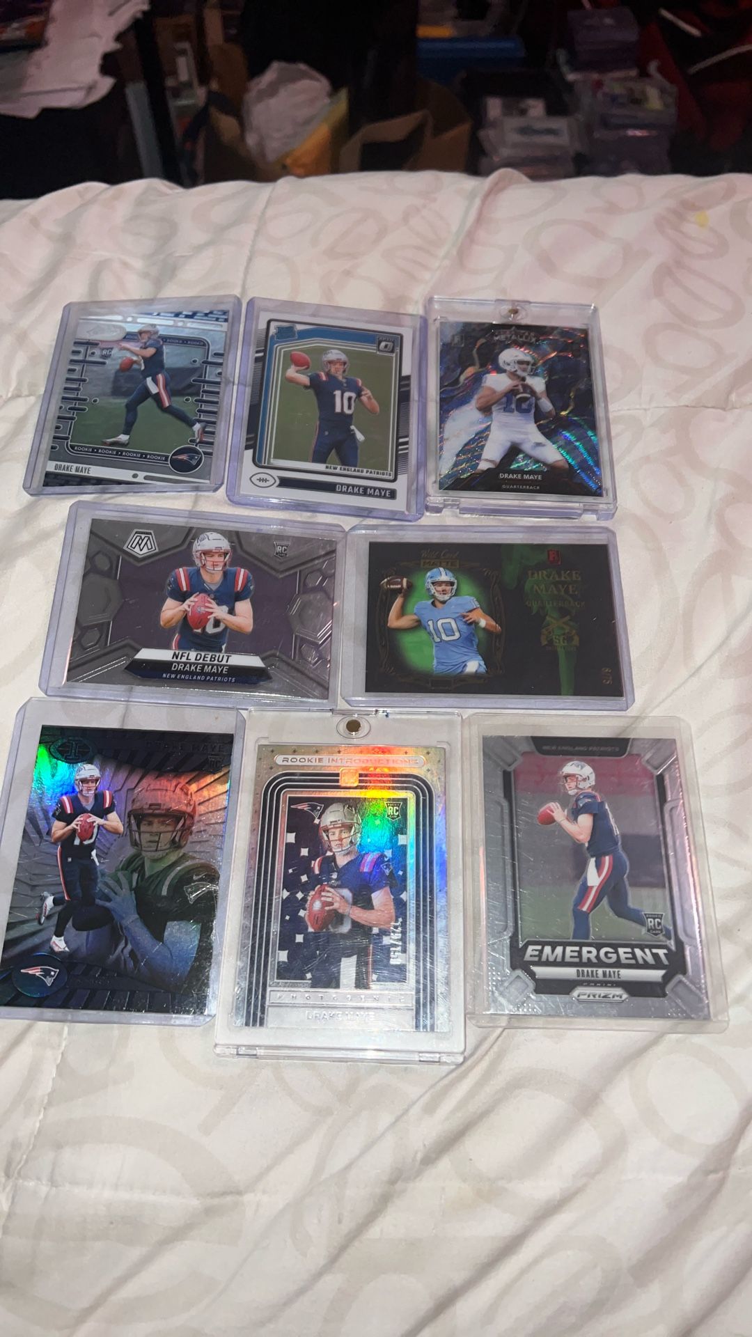 Drake Maye Rookie card lot 8 cards