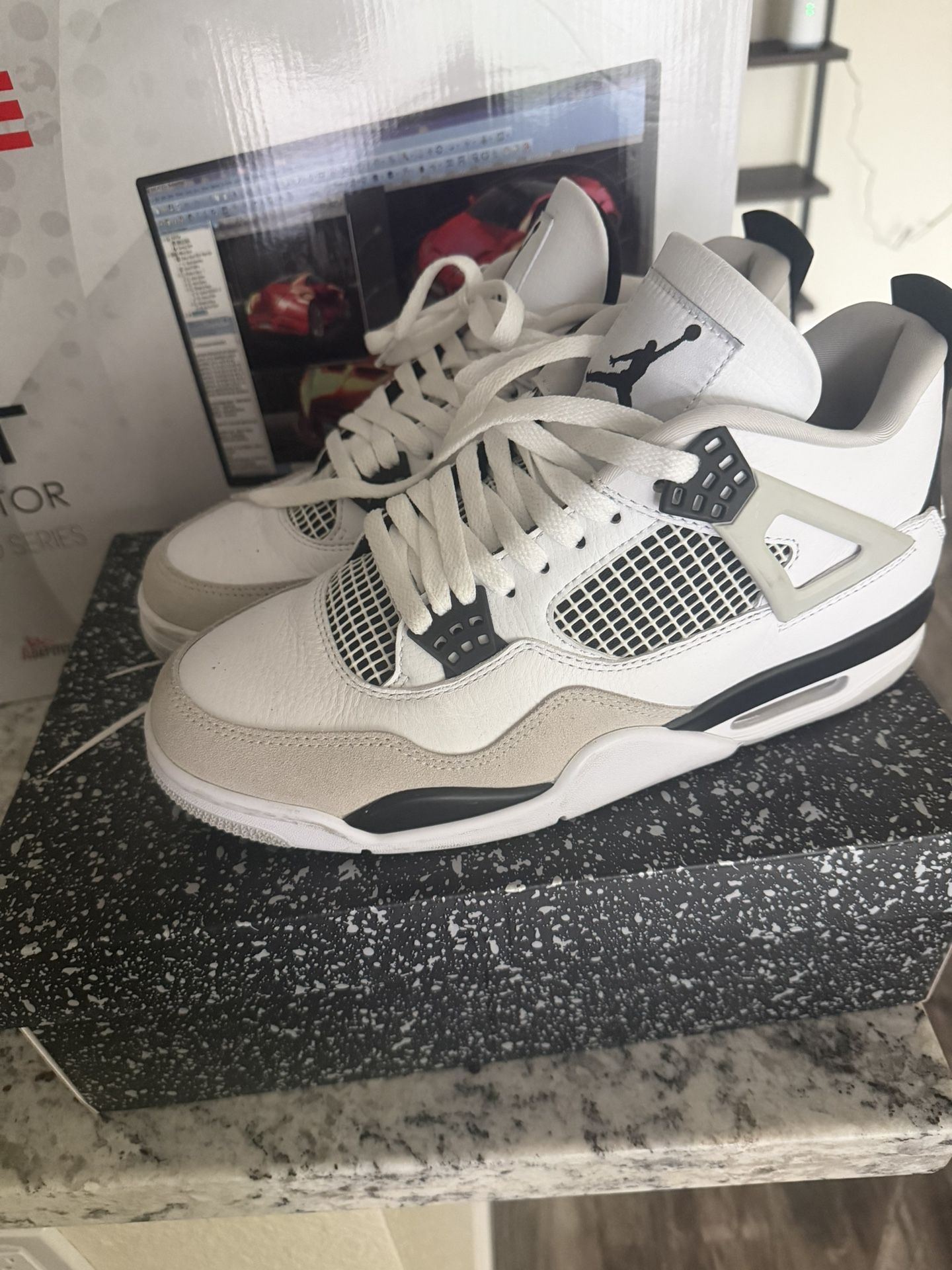 Jordan 4 Military Black Men’s 10.5