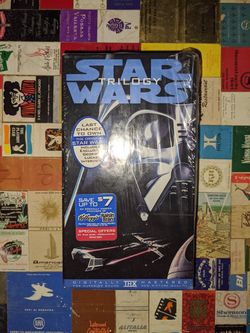 star wars original trilogy vhs set circa 1995
