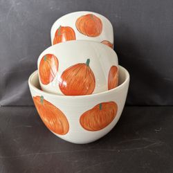 ND Hand Painted Nesting Bowls