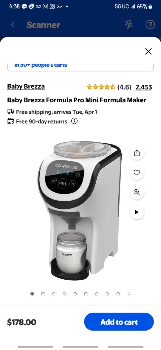 Baby Brezza Formula Maker Mini Pro