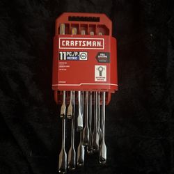Craftsman 11pc Metric Ratcheting Wrench Set 