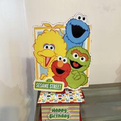 Sesame Street Centerpices Centro De Mesa 