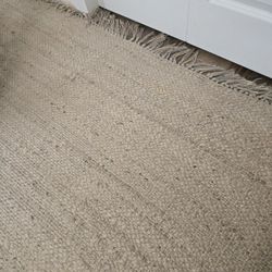 Beige Jute Rug 8x10
