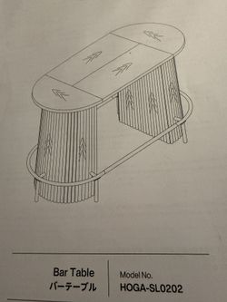New bar table (new)
