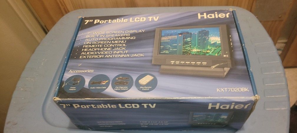 New 7" Portable TV Only $25