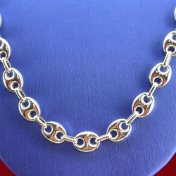 925 Silver Puff Mariner 24” Necklace 29.50g 180300/3