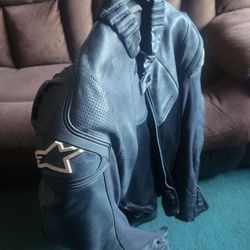 Alpine Stars SMX Leather Moto Jacket