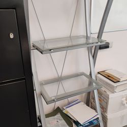Pair Of Glass Shelves 