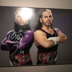 Jeff And Matt Hardy Signed Photo 