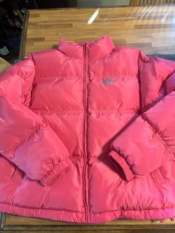 Sp5der Puffer Jacket Sample Pink Large