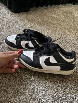 Nike panda dunks youth size 13c