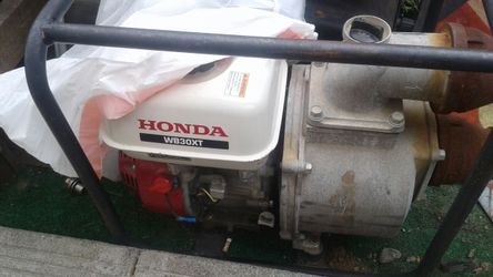 Honda gas powered portable pump