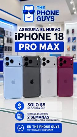 iPhone 18 Pro Max Pre-Order at The Phone Guys – Secure Yours with Only $5 Down