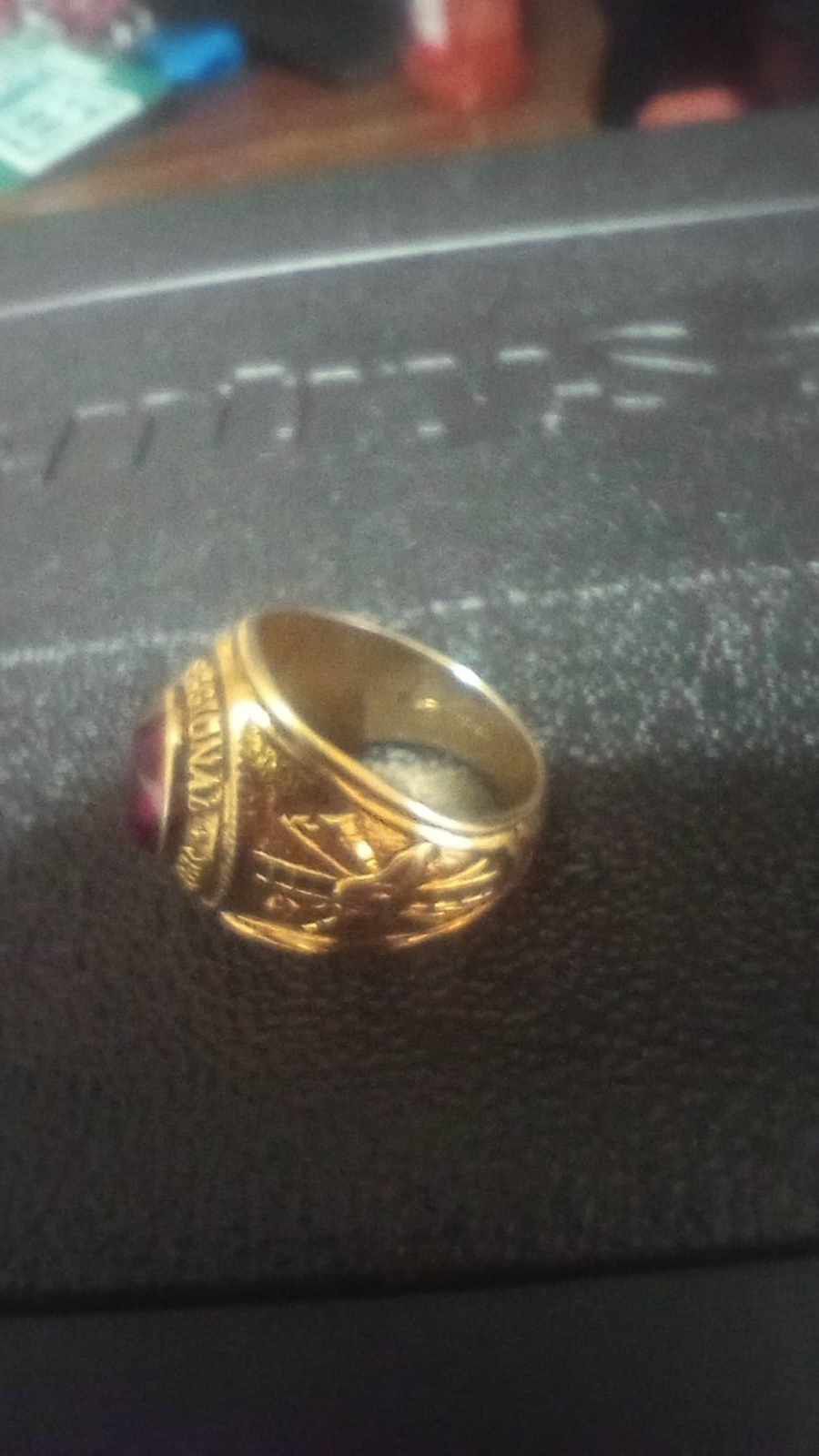 14 K Vitange Firefighter Ring 